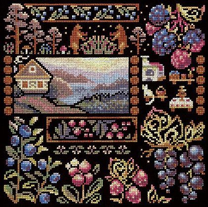 Семплер. Рассвет в деревне