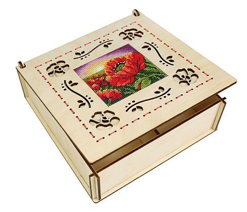 Шкатулка. Маки