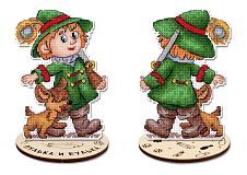 Пулька и Булька, с подставкой