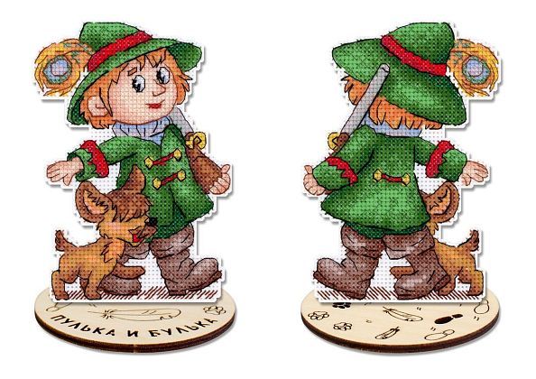 Пулька и Булька, с подставкой