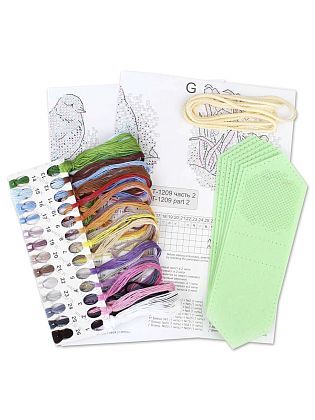 Весенняя гирлянда (7 флажков)