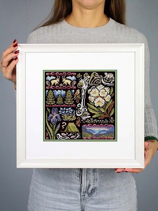 Семплер. Сумерки в горах