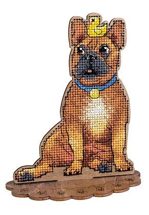 Французский бульдог и уточка