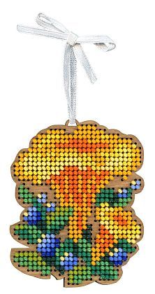 Ёлочная игрушка. Лисички