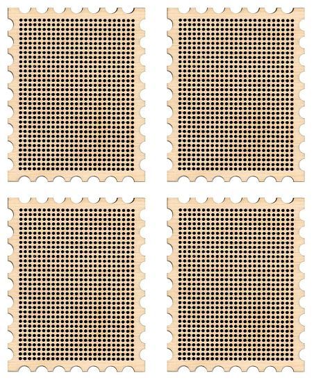 Заготовки для вышивки «Почтовые марки»