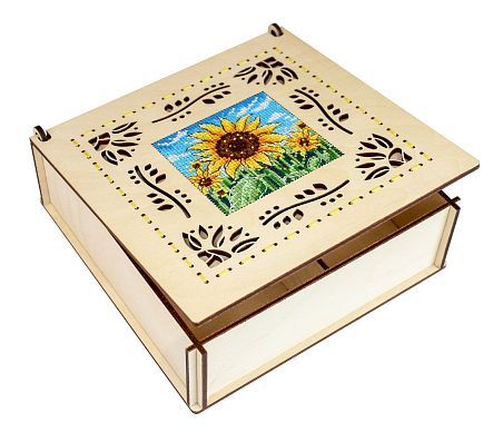 Шкатулка. Подсолнух