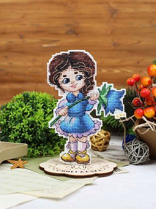 Синеглазка, с подставкой