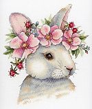 Кролик в цветах