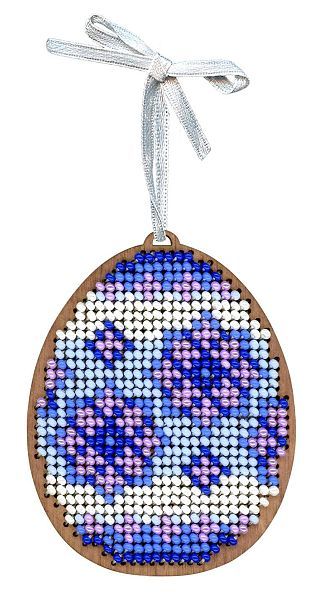 Сиреневые узоры. Яйцо