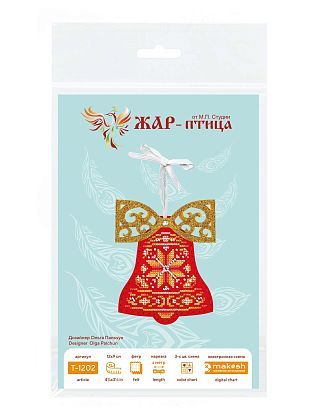 Красный колокольчик с бантом