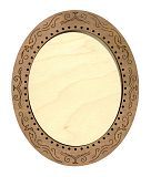 Рамка для миниатюр. Овальная