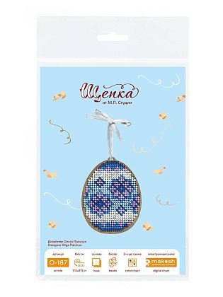 Сиреневые узоры. Яйцо