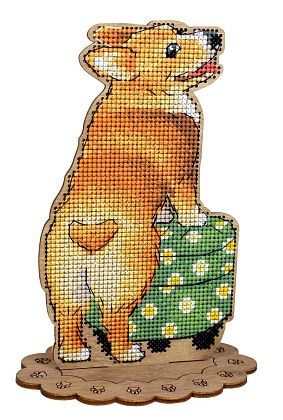 Корги и пуфик