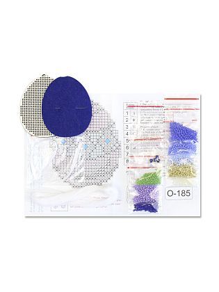 Синее с золотом яйцо