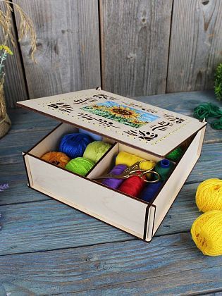 Шкатулка. Подсолнух