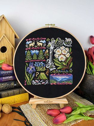 Семплер. Сумерки в горах