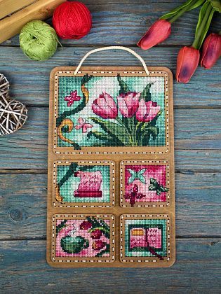 Весенний коллаж