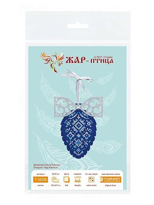 Шишка с бантом