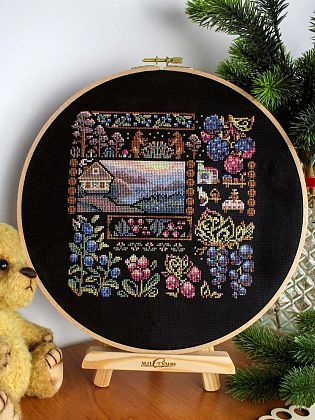 Семплер. Рассвет в деревне