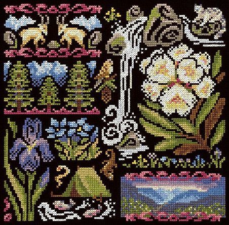 Семплер. Сумерки в горах