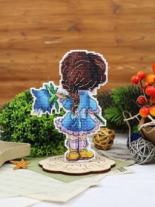 Синеглазка, с подставкой